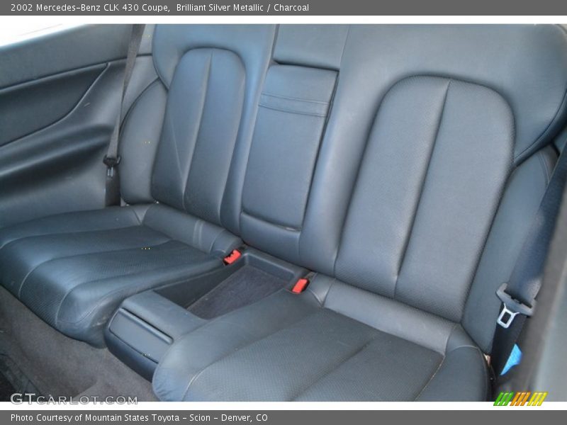 Brilliant Silver Metallic / Charcoal 2002 Mercedes-Benz CLK 430 Coupe