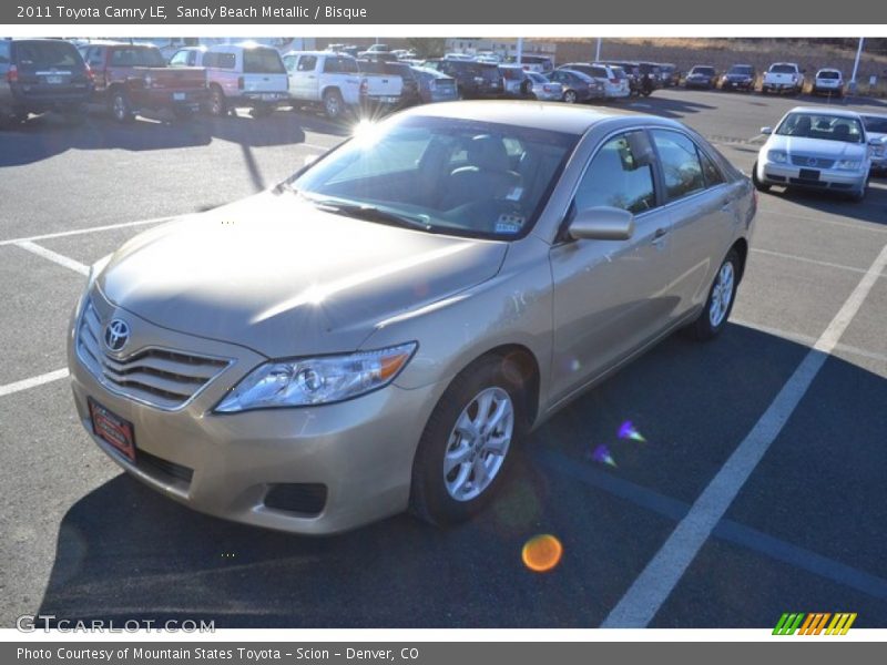 Sandy Beach Metallic / Bisque 2011 Toyota Camry LE