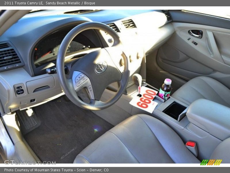 Sandy Beach Metallic / Bisque 2011 Toyota Camry LE