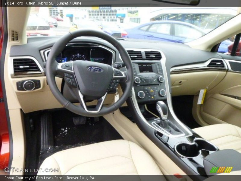 Sunset / Dune 2014 Ford Fusion Hybrid SE