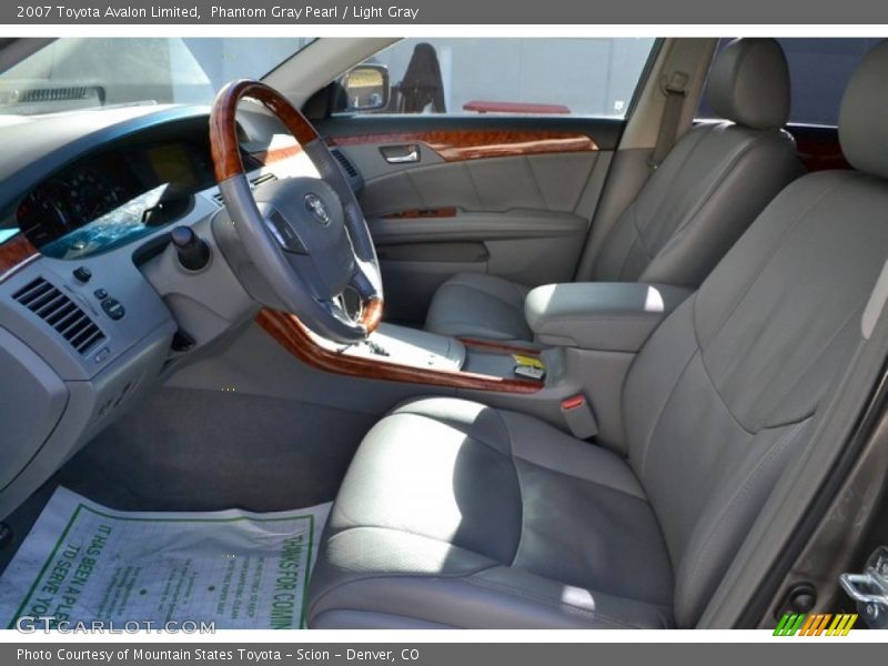 Phantom Gray Pearl / Light Gray 2007 Toyota Avalon Limited