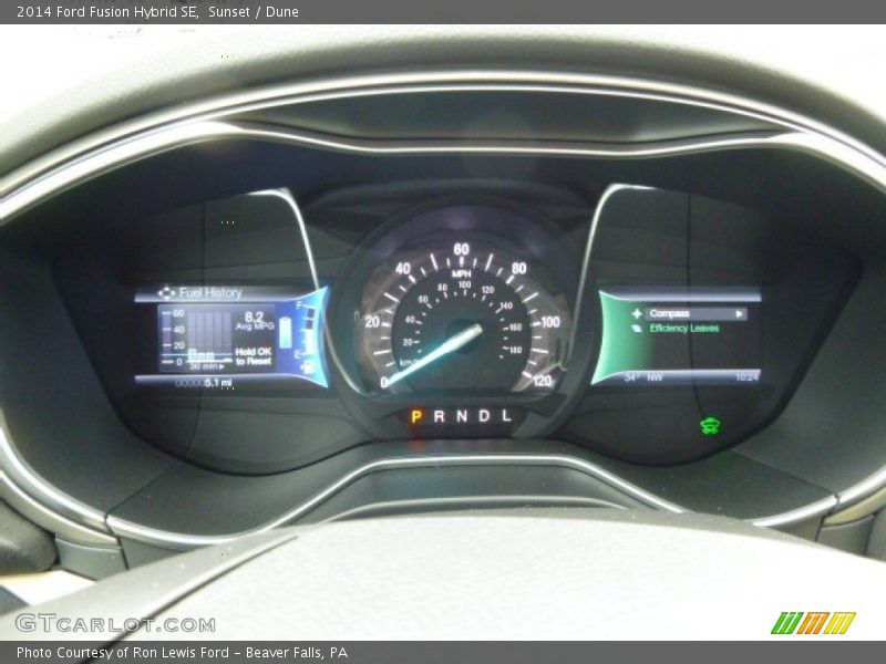 Sunset / Dune 2014 Ford Fusion Hybrid SE