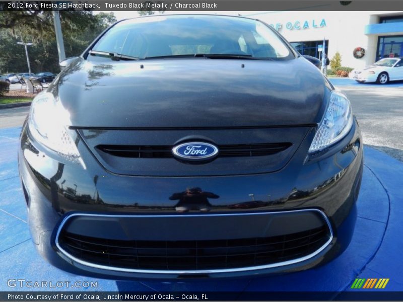 Tuxedo Black Metallic / Charcoal Black 2012 Ford Fiesta SE Hatchback