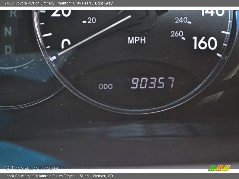 Phantom Gray Pearl / Light Gray 2007 Toyota Avalon Limited