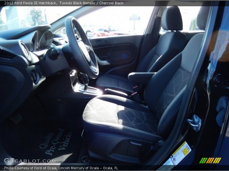 Tuxedo Black Metallic / Charcoal Black 2012 Ford Fiesta SE Hatchback