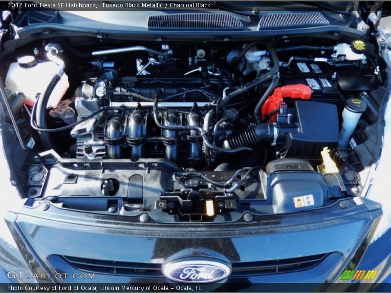 Tuxedo Black Metallic / Charcoal Black 2012 Ford Fiesta SE Hatchback