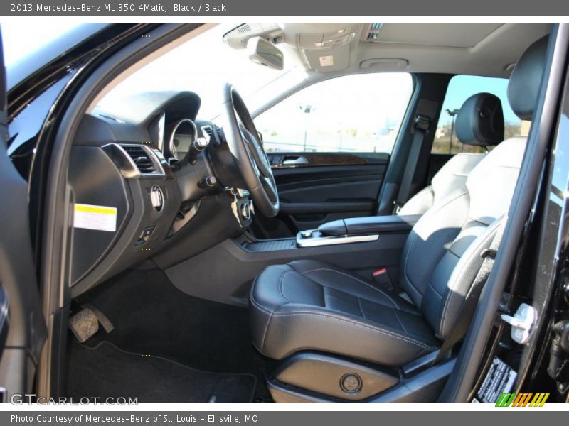 Black / Black 2013 Mercedes-Benz ML 350 4Matic