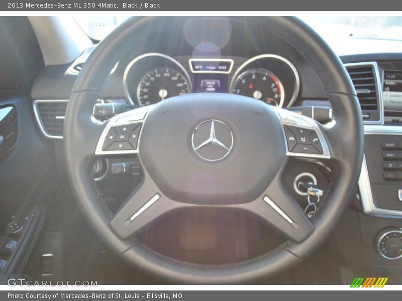 Black / Black 2013 Mercedes-Benz ML 350 4Matic
