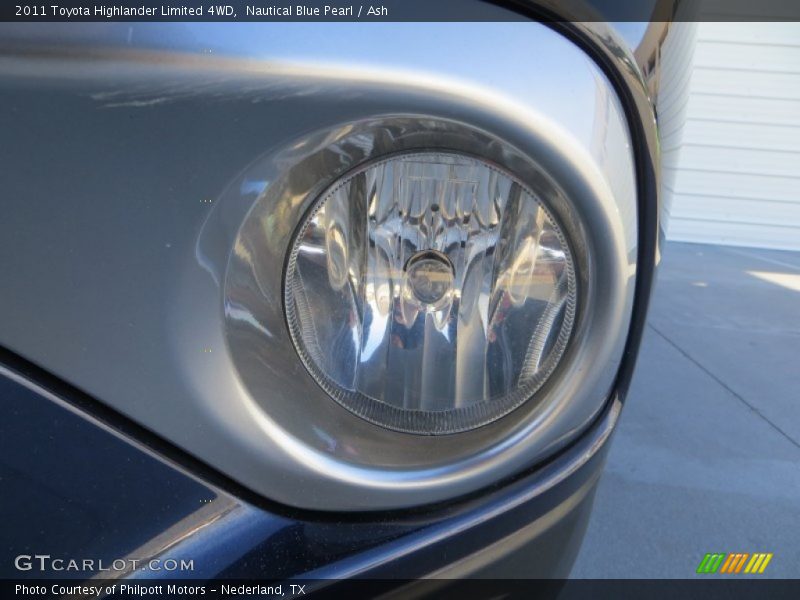 Nautical Blue Pearl / Ash 2011 Toyota Highlander Limited 4WD