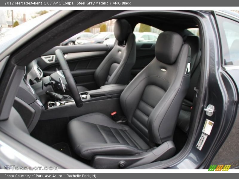 Front Seat of 2012 C 63 AMG Coupe