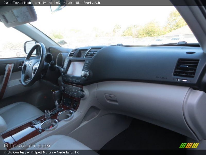 Nautical Blue Pearl / Ash 2011 Toyota Highlander Limited 4WD