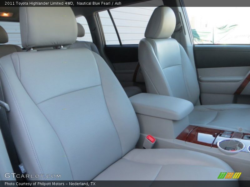 Nautical Blue Pearl / Ash 2011 Toyota Highlander Limited 4WD