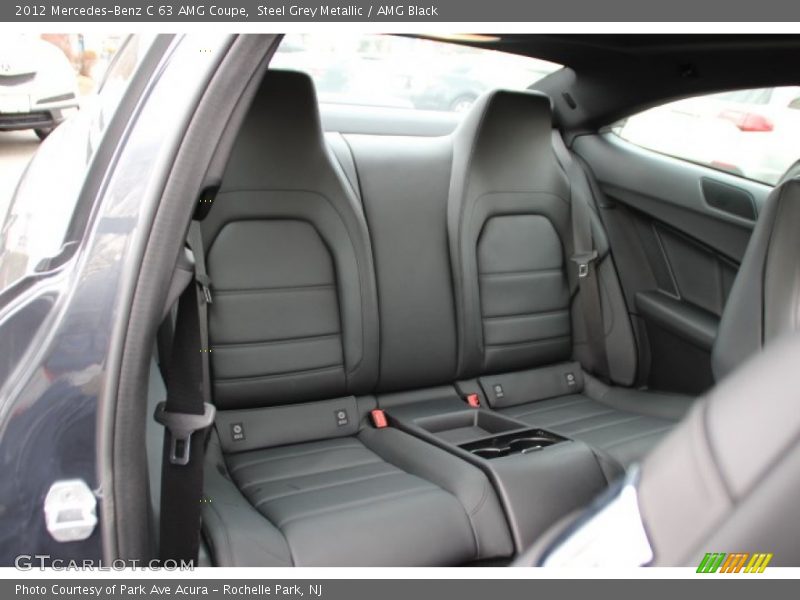 Rear Seat of 2012 C 63 AMG Coupe