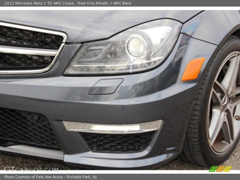 Steel Grey Metallic / AMG Black 2012 Mercedes-Benz C 63 AMG Coupe