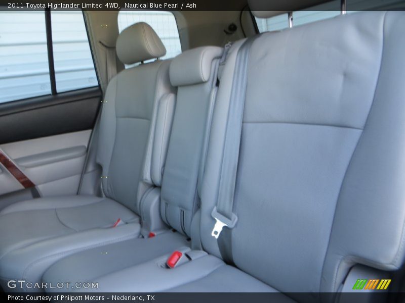 Nautical Blue Pearl / Ash 2011 Toyota Highlander Limited 4WD