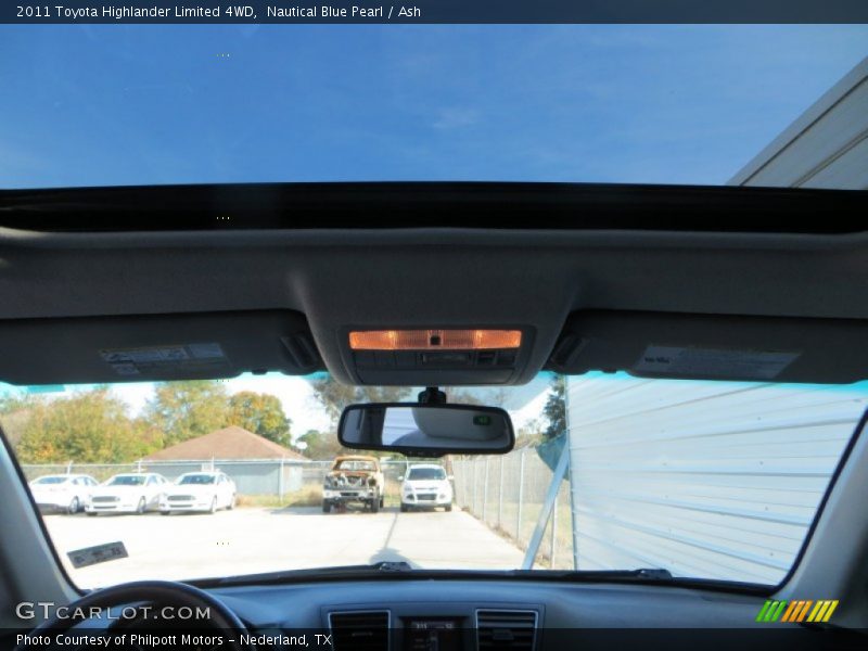 Nautical Blue Pearl / Ash 2011 Toyota Highlander Limited 4WD