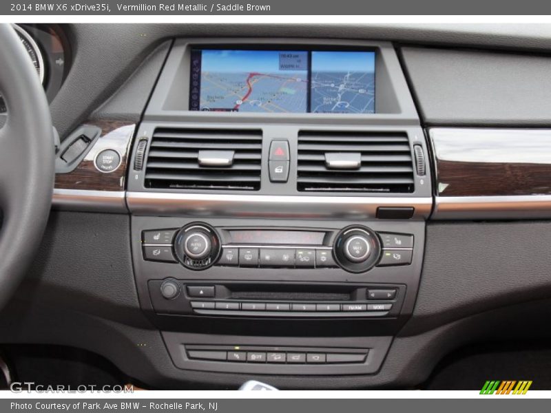 Vermillion Red Metallic / Saddle Brown 2014 BMW X6 xDrive35i