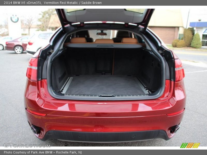 Vermillion Red Metallic / Saddle Brown 2014 BMW X6 xDrive35i