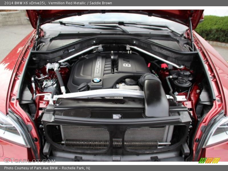 Vermillion Red Metallic / Saddle Brown 2014 BMW X6 xDrive35i