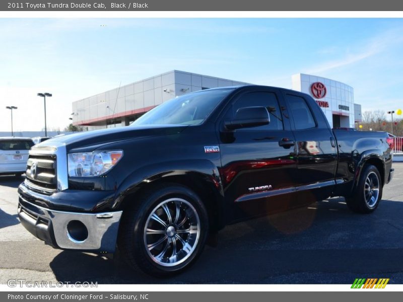 Black / Black 2011 Toyota Tundra Double Cab