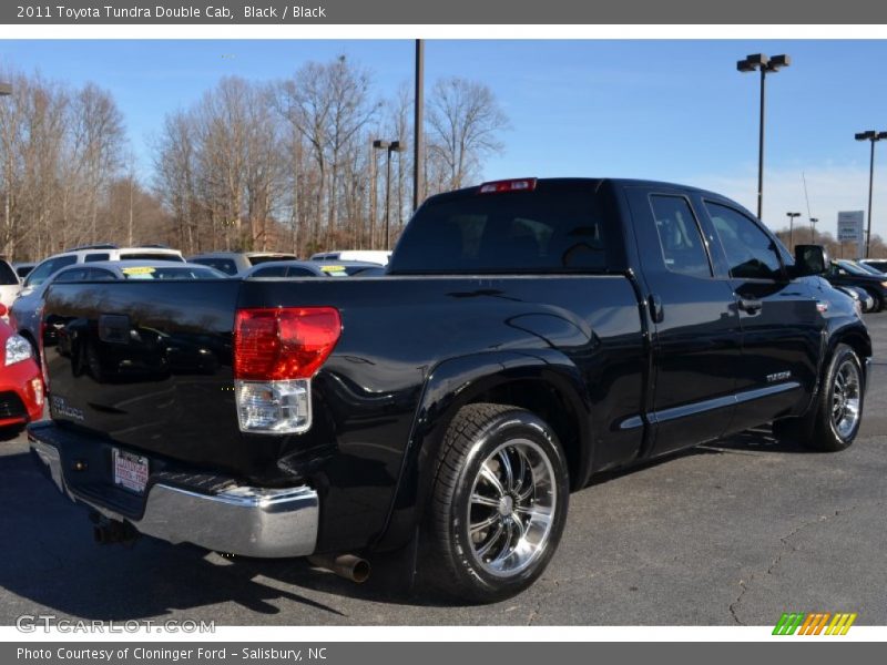 Black / Black 2011 Toyota Tundra Double Cab