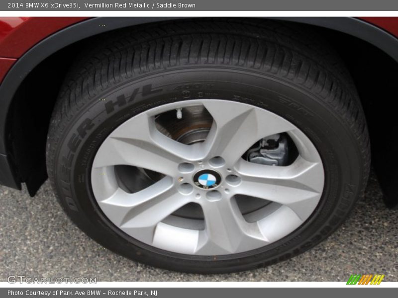 Vermillion Red Metallic / Saddle Brown 2014 BMW X6 xDrive35i