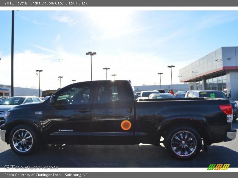 Black / Black 2011 Toyota Tundra Double Cab