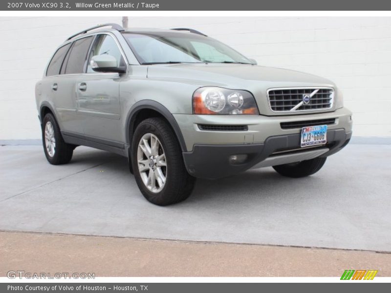 Willow Green Metallic / Taupe 2007 Volvo XC90 3.2
