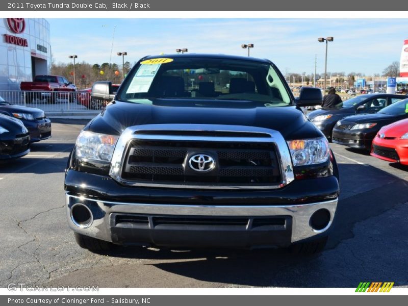Black / Black 2011 Toyota Tundra Double Cab
