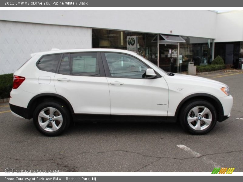 Alpine White / Black 2011 BMW X3 xDrive 28i