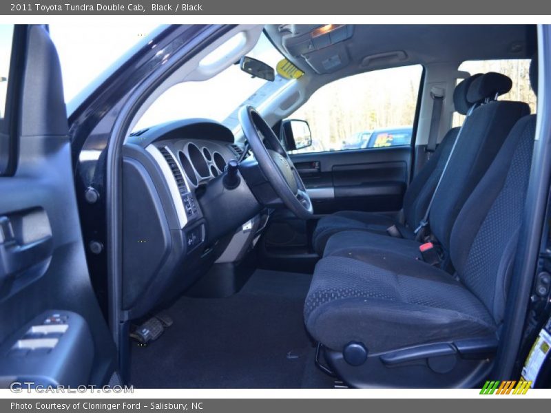 Black / Black 2011 Toyota Tundra Double Cab