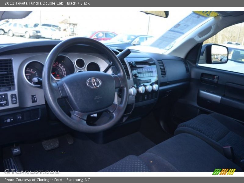 Black / Black 2011 Toyota Tundra Double Cab