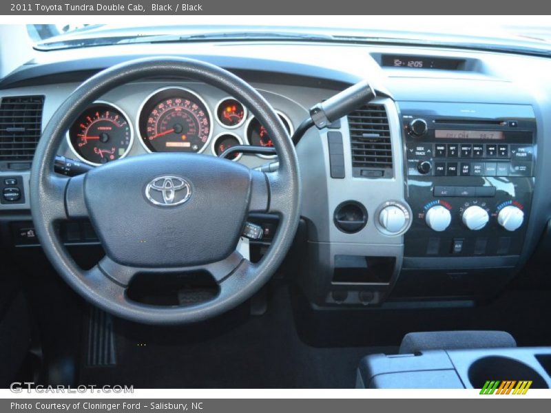 Black / Black 2011 Toyota Tundra Double Cab