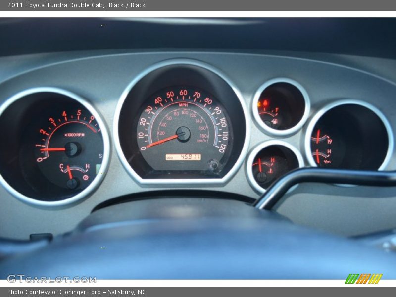 Black / Black 2011 Toyota Tundra Double Cab
