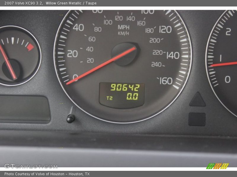 Willow Green Metallic / Taupe 2007 Volvo XC90 3.2