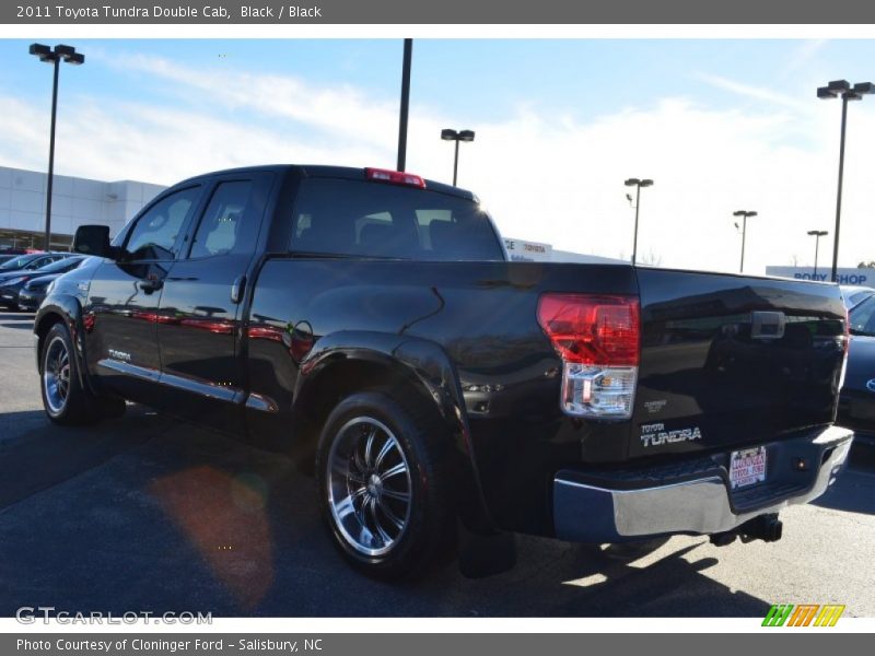 Black / Black 2011 Toyota Tundra Double Cab