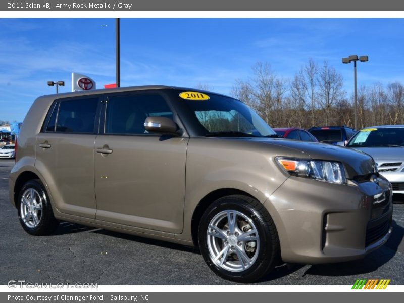 Army Rock Metallic / Gray 2011 Scion xB