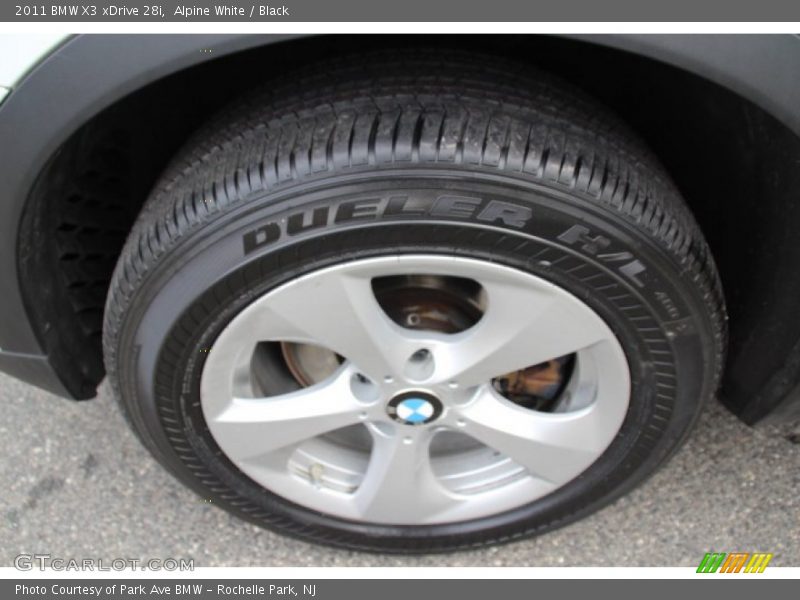 Alpine White / Black 2011 BMW X3 xDrive 28i