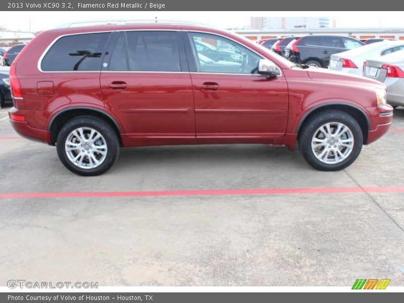 Flamenco Red Metallic / Beige 2013 Volvo XC90 3.2