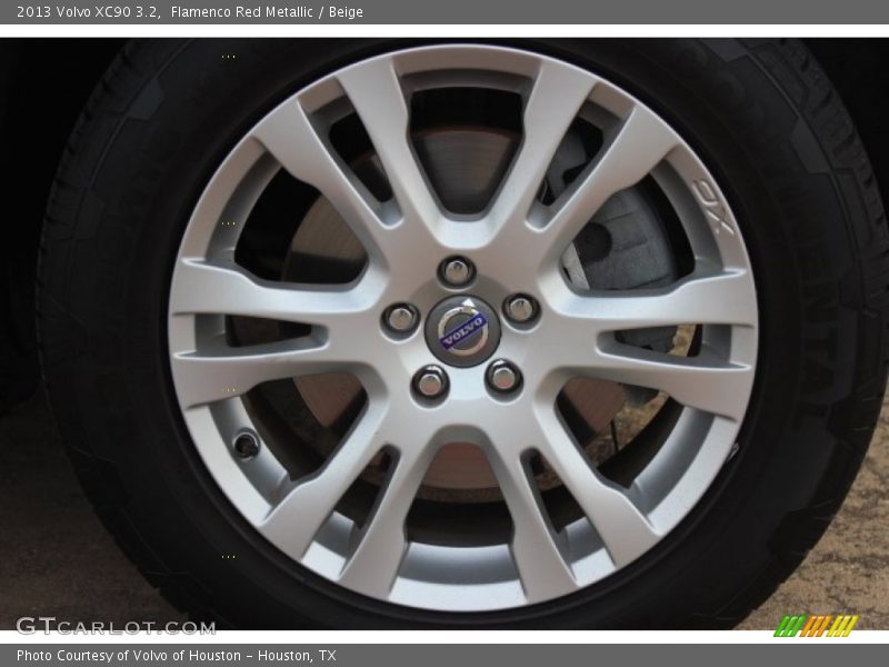 Flamenco Red Metallic / Beige 2013 Volvo XC90 3.2
