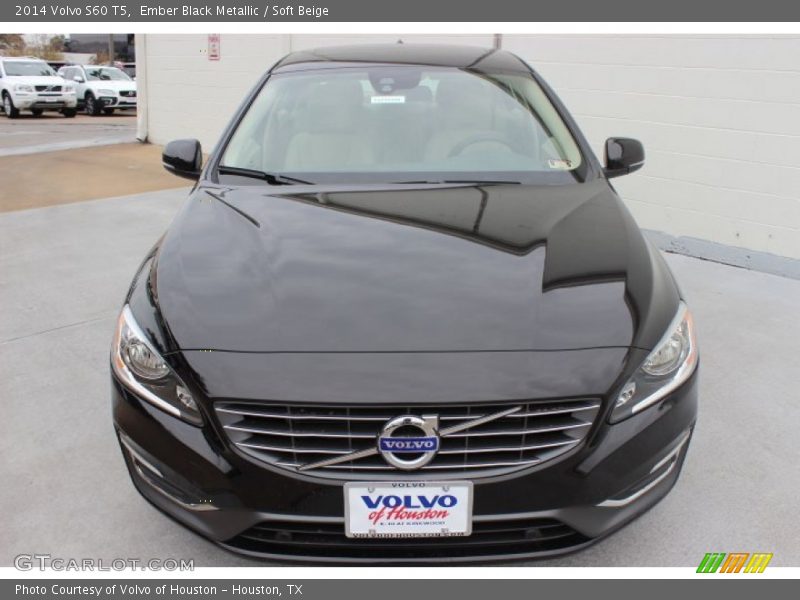 Ember Black Metallic / Soft Beige 2014 Volvo S60 T5