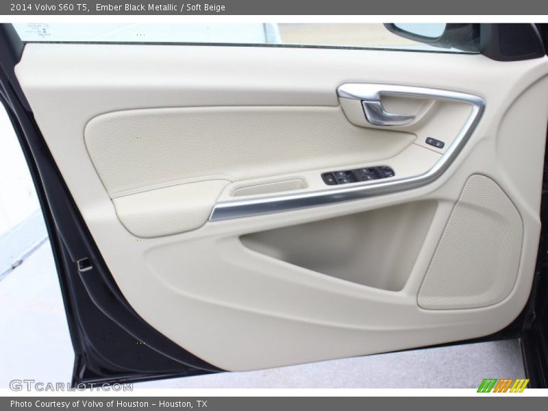 Ember Black Metallic / Soft Beige 2014 Volvo S60 T5