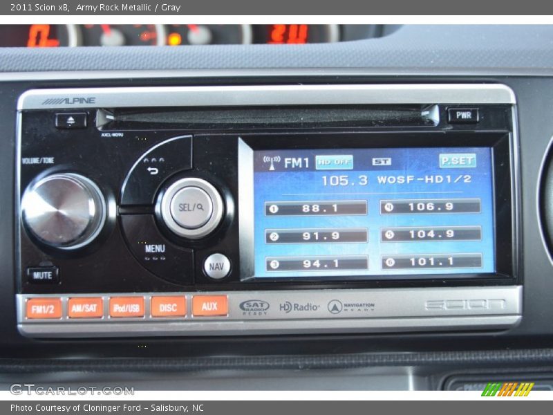 Army Rock Metallic / Gray 2011 Scion xB