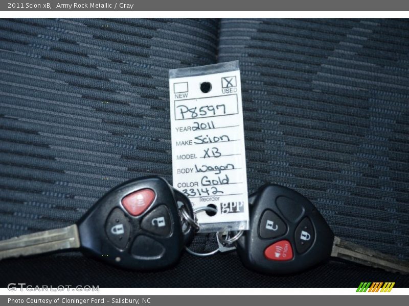 Army Rock Metallic / Gray 2011 Scion xB