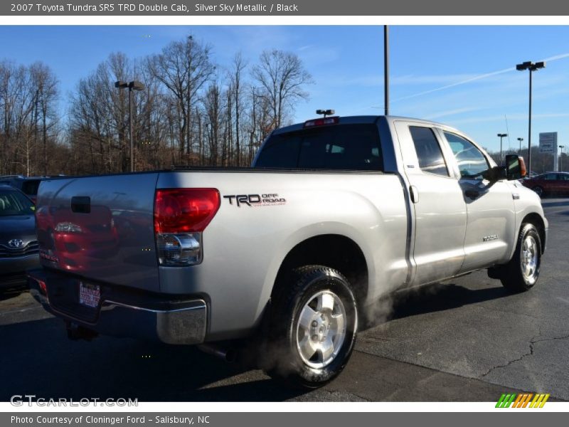 Silver Sky Metallic / Black 2007 Toyota Tundra SR5 TRD Double Cab