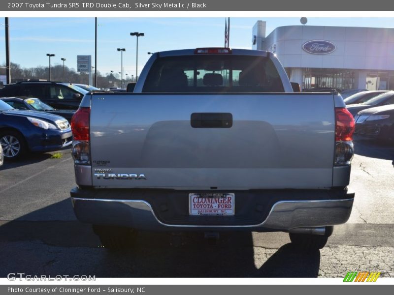 Silver Sky Metallic / Black 2007 Toyota Tundra SR5 TRD Double Cab
