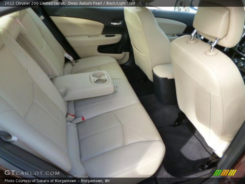 Deep Auburn Pearl / Black/Light Frost 2012 Chrysler 200 Limited Sedan