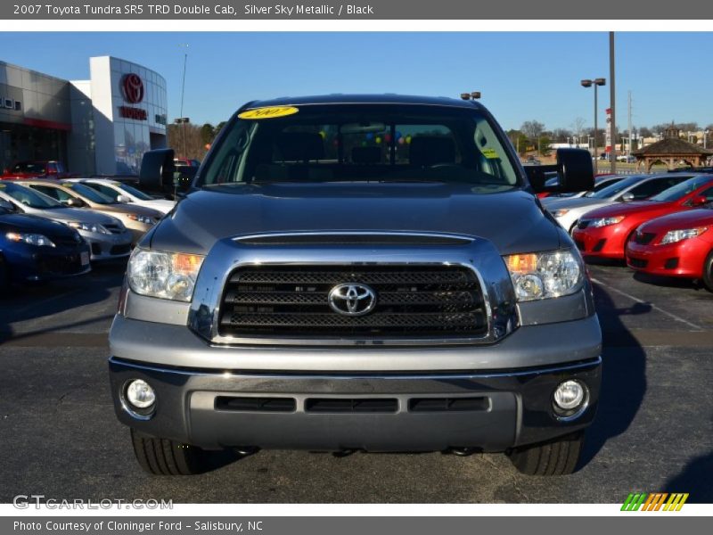 Silver Sky Metallic / Black 2007 Toyota Tundra SR5 TRD Double Cab