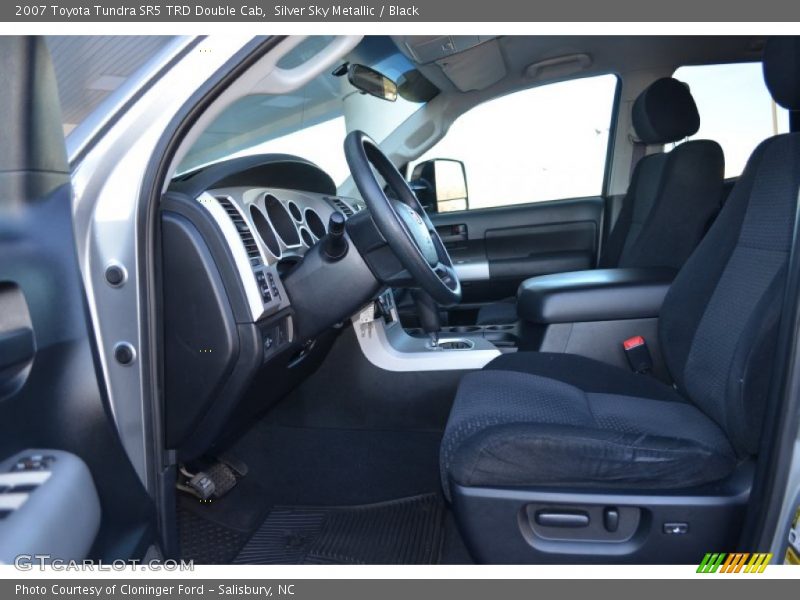 Silver Sky Metallic / Black 2007 Toyota Tundra SR5 TRD Double Cab