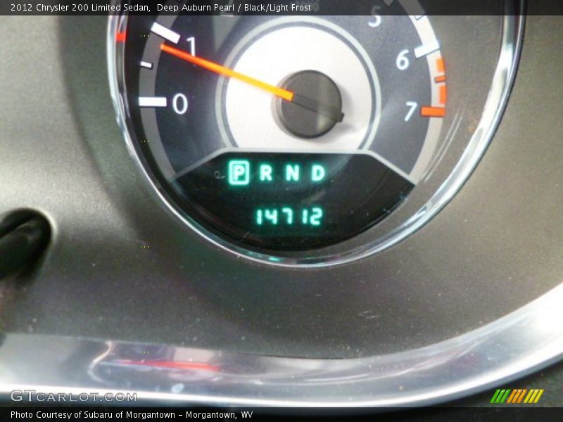 Deep Auburn Pearl / Black/Light Frost 2012 Chrysler 200 Limited Sedan